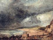 John Constable Weymouth Bay oil